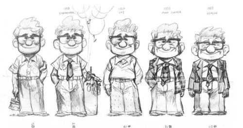 《飞屋环游记》幕后珍藏设计稿纵览 电脑动漫制作的奇幻蓝图